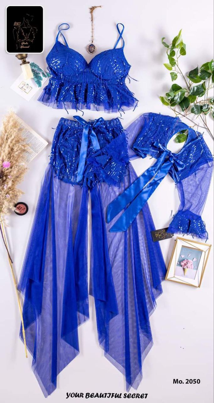 blue dress